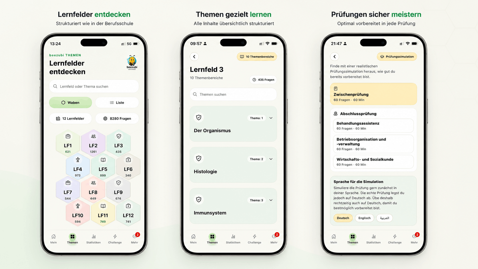 beezubi – Lern-App · Ausbildung · Prüfungsvorbereitung